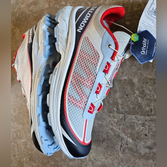 Madhappy X Salomon XT-6 FT cloud white/red trail running shoes men's size 11.5 l - Picture 10 of 14